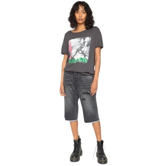 SANDRINE ROSE X Free People Bermuda Short NWT - Picture 11 of 11